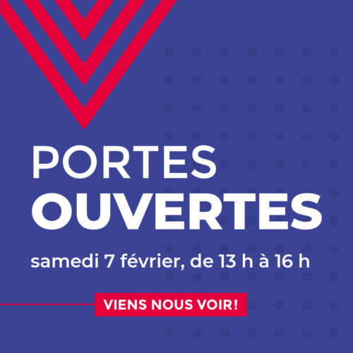 Portes ouvertes samedi 7 février de 13h à 16h